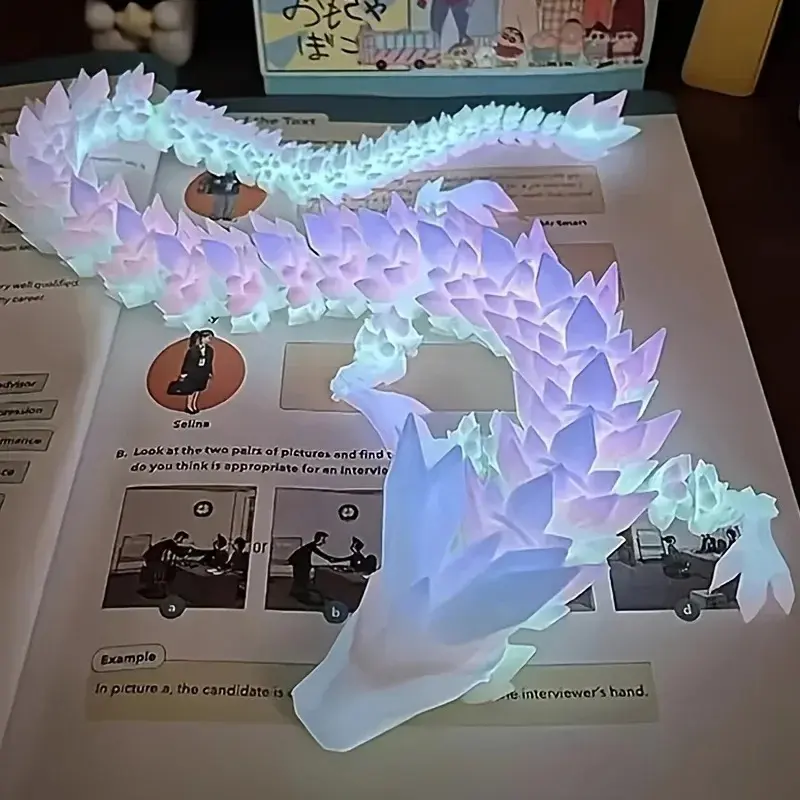 Tượng Rồng Thần Thánh, Đèn Ngủ In 3D, Điêu Khắc Rồng, Đồ Trang Trí Bể Cá, Chủ Đề Cho Phòng Ngủ Người Lớn, Đồ Trang Trí Để Bàn 1