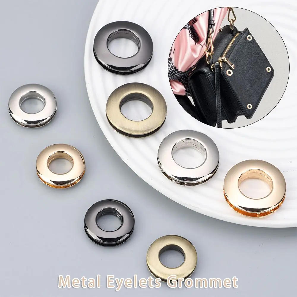 Clothes Belt Making Luggage Hardware Leathercraft Alloy Grommets Alloy Hole Metal Eyelets Handbag Buckle Eyelet Button