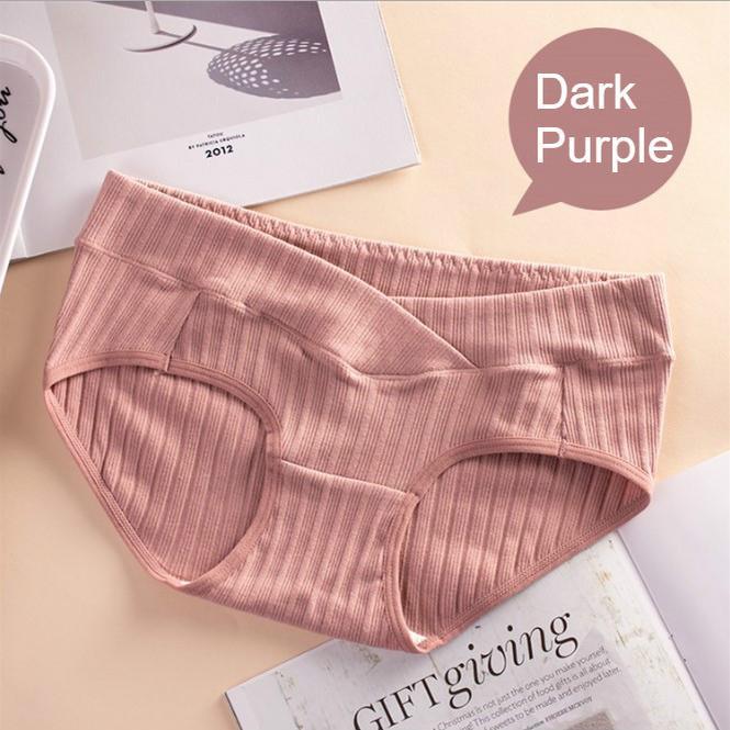 (READY STOCK KL) (1PC/3PCS) Women Lady Maternity Pregnant 100% Cotton Normal Or C-Section Pregnant Low Waist Panty Underwear Panties Seluar Dalam Mengandung 8