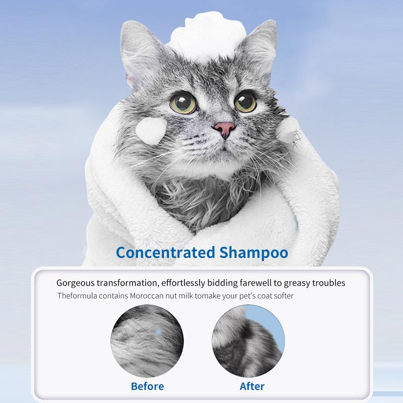 Product Introduction of Pet Shower Gel for Cats and DogsUniversal Pet Cat Bathing ShampooPet Dog Cleaning Bath Whitening and Scent Retaining Cleaning Solution 7