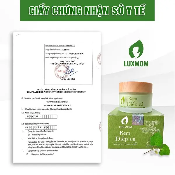 Kem diếp cá dành cho mẹ bầu và sau sinh serum 2
