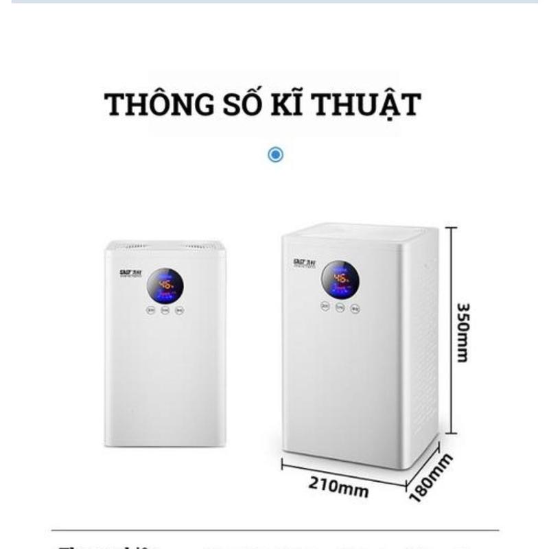 Máy hút ẩm gia đình, phòng ngủ mini SAST CG-982 - Bảo hành 3 tháng - Máy hút ẩm không khí chống nồm, ẩm mốc thông minh, độ ồn thấp, dung tích chứa 2l, tiết kiệm năng lượng 8
