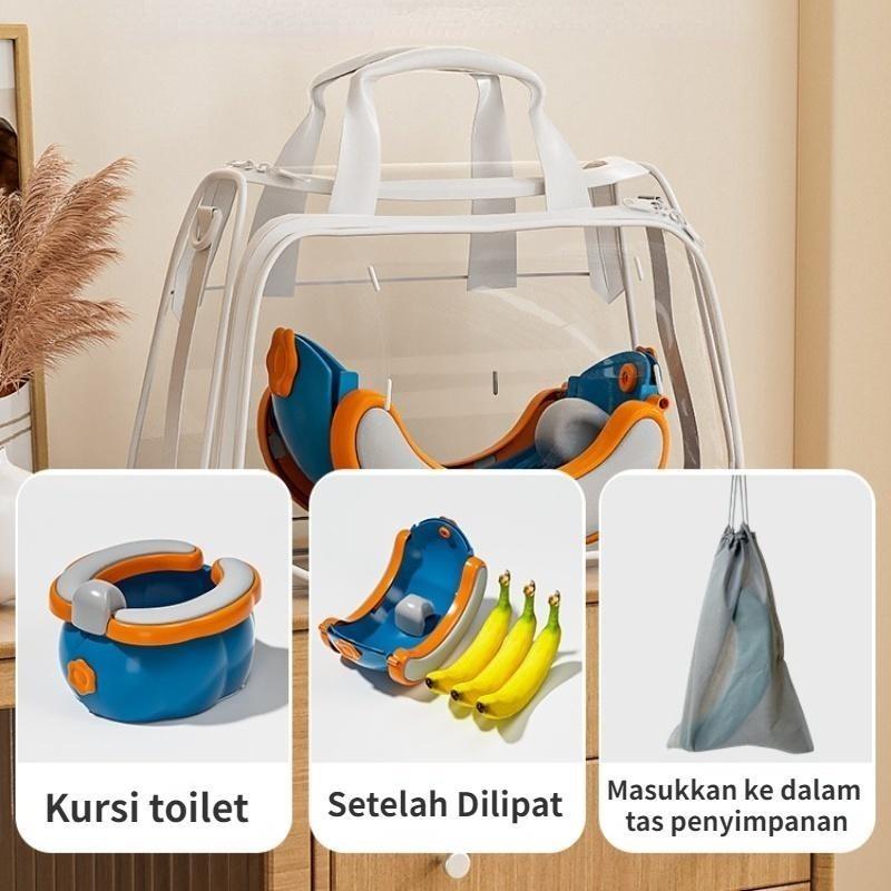 Product Introduction of Toilet Portable Anak Yang/Travel Baby Potty Toilet / Pispot Kekinian/Toilet Lipat untuk Balita Potty Portabel Anak Baby Potty Training Travel Potty Kursi 4