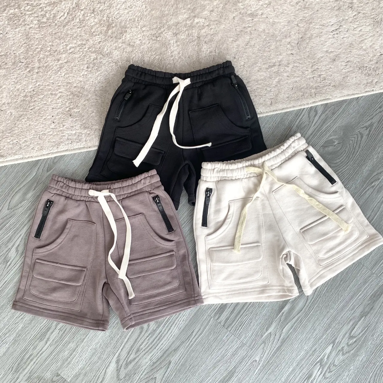 [QUẦN SHORT chất dày] Quần short Túi Hộp cho bé