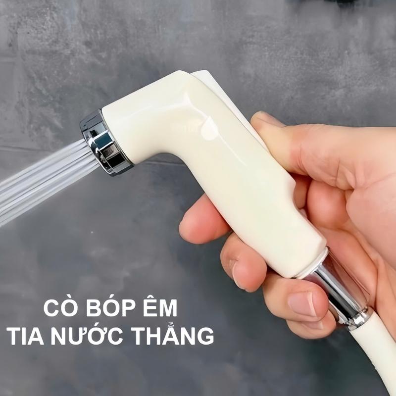 Bộ Vòi Xịt Vệ Bền Bỉ, Vòi Xịt Bồn Cầu Kèm Dây, Cài Xịt vòi  xịt  vệ  sinh 4