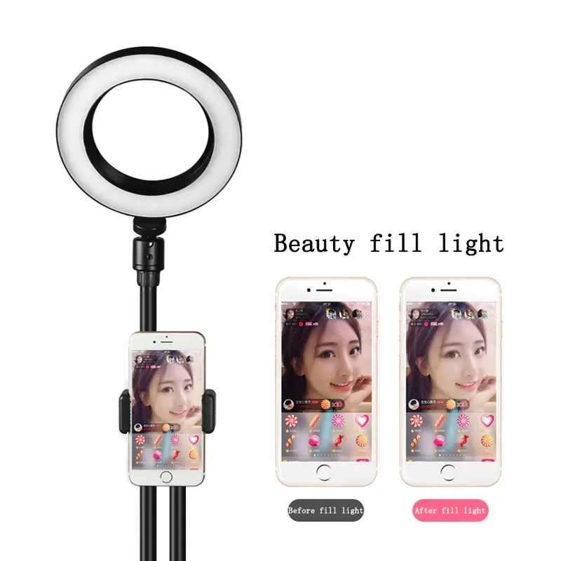 Tripod Stand Holder Smartphone Boom Arm & Ring Light - Stand HP Smartphone - Lightupfoto CN-171 5