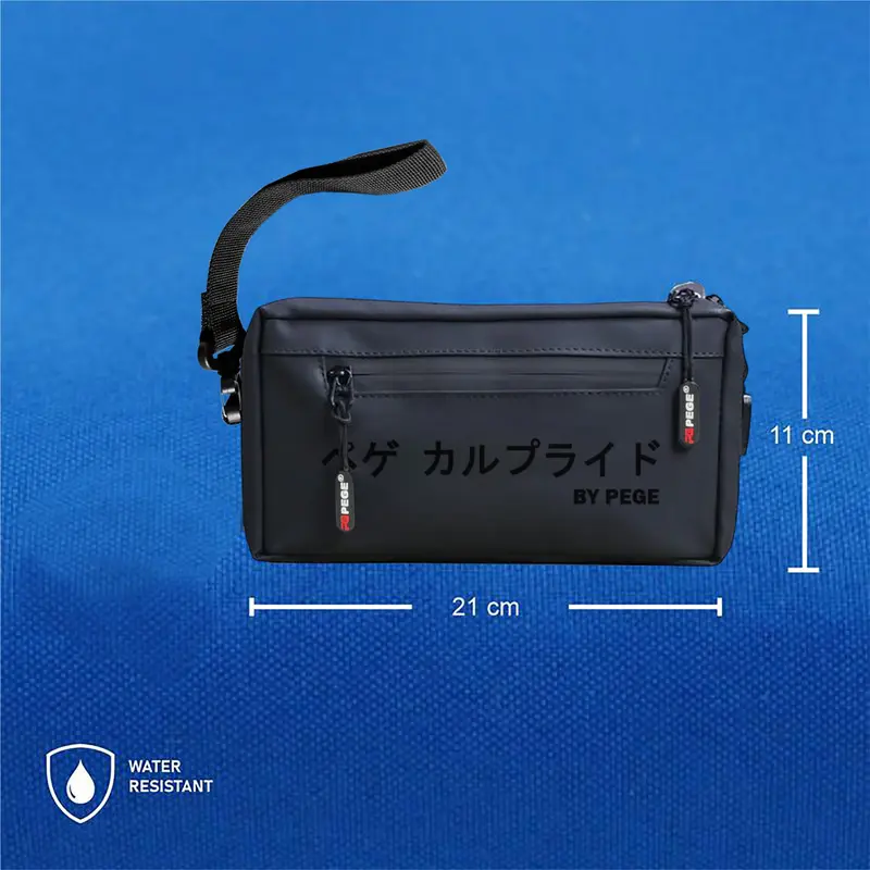 Tas Sling Bag & Clucth STRUWICK Sielle - Tas Tangan 3in1 Waterproof Hitam 1