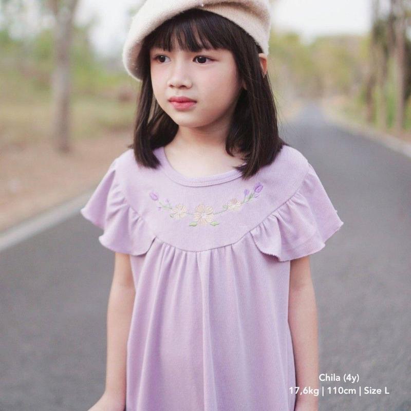 Amber Dress / Dress Anak Perempuan Usia 1 2 3 4 5 Tahun 6