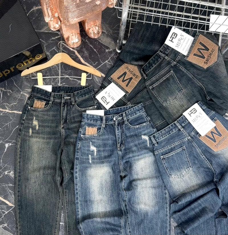 Product Introduction of Quần Jean baggy thêu túi sau susu store jean 8