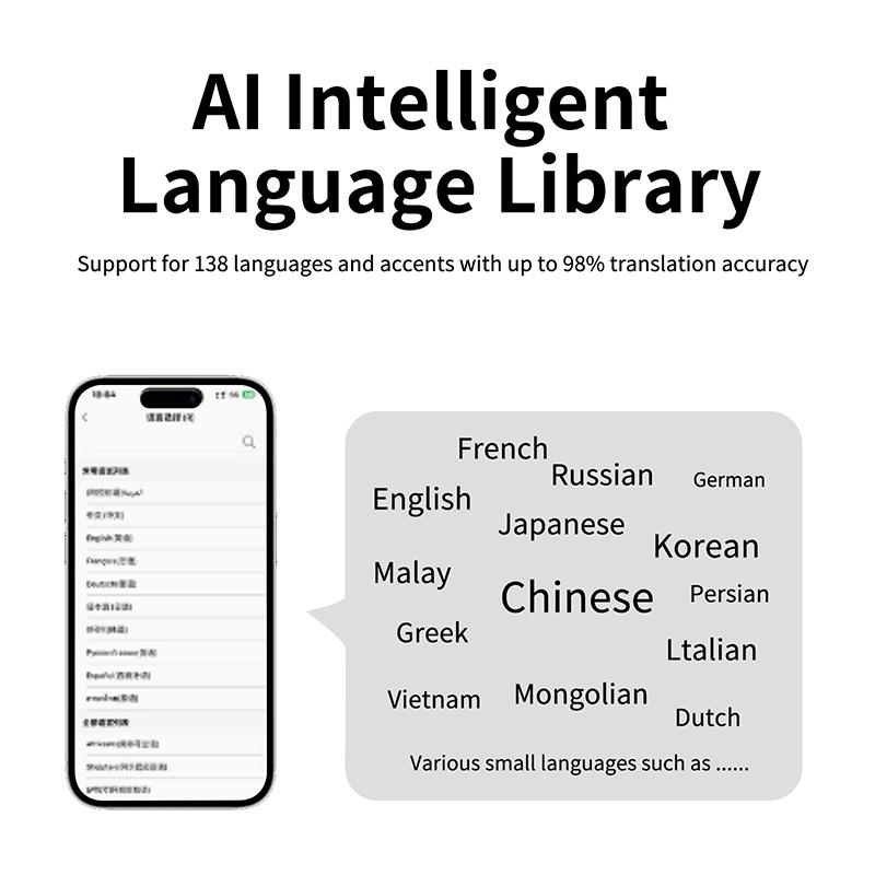 Sunglasses Intelligence AI Real Time Translation Bluetooth 5.3 Video Call Translation - Image 2