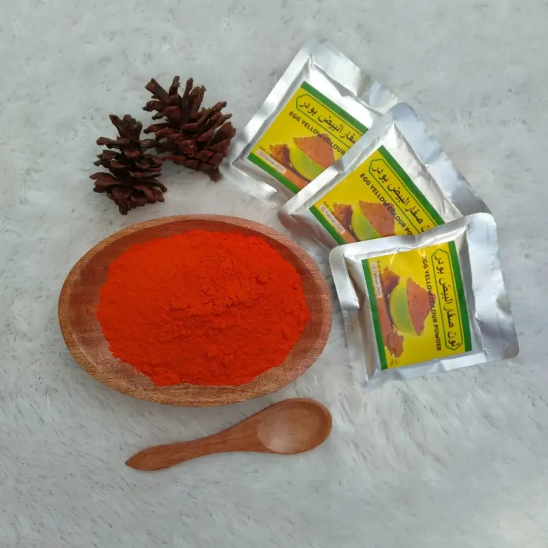 PEWARNA BUBUK MAKANAN (25gr) KUNING TELUR DAN MERAH JINGGA 1