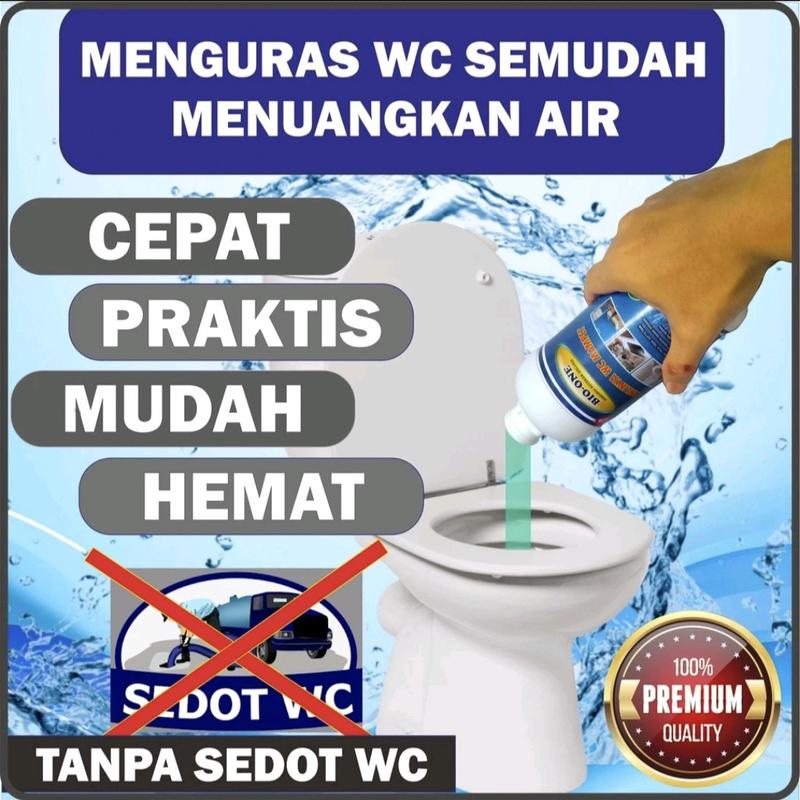 ( PAKET ISI 2 ) BIO ONE SOLUSI WC MAMPET PELARUT TINJA PALING AMPUH 1