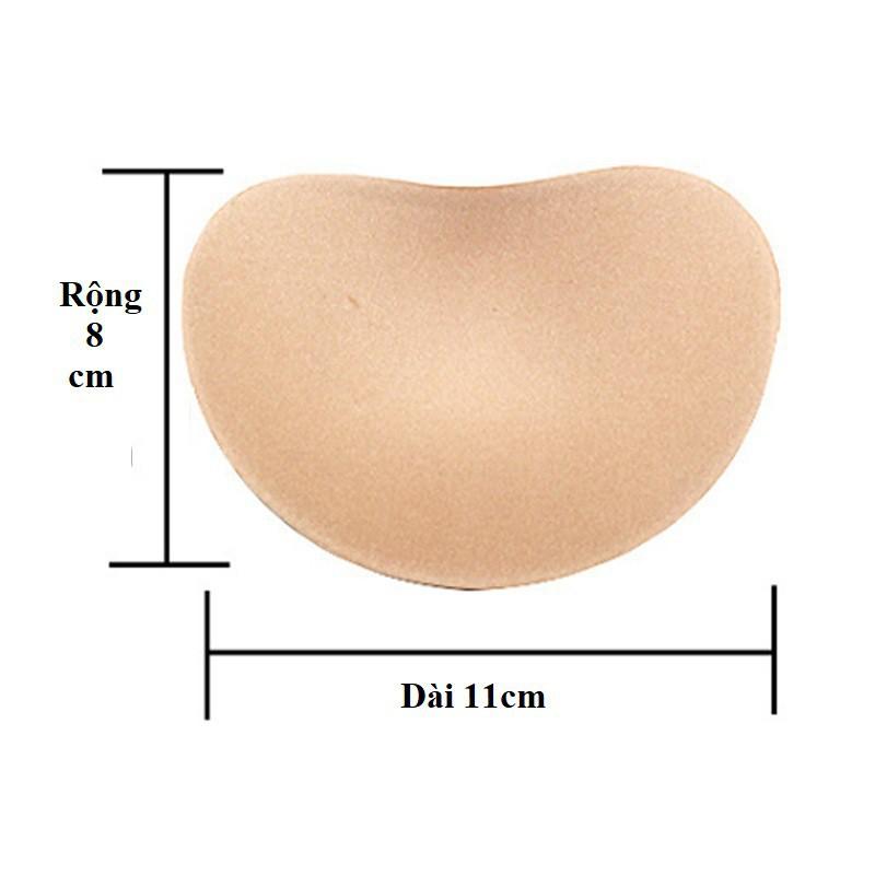 Product Introduction of Mút đệm, miếng lót độn ngực hình tròn, hình tam giác dầy 2,5cm (2 miếng) - T037 35