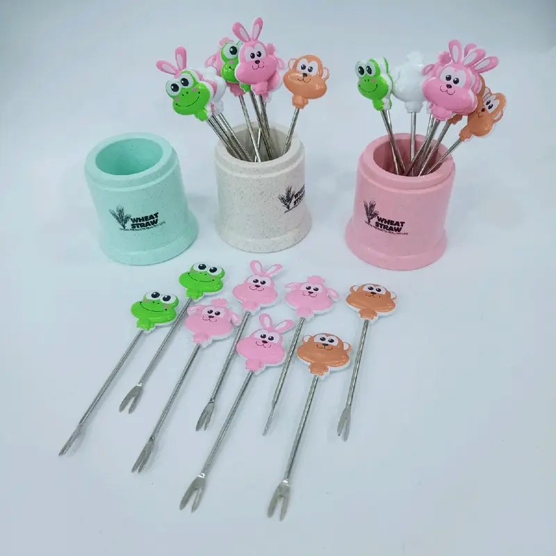 Tusuk Buah / Garpu Buah / Fruits Fork Karakter Animal 4