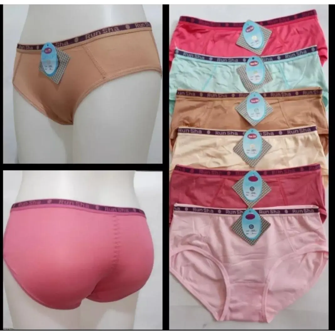 6 PCS CD CELANA DALAM WANITA DEWASA RUNSHA 3906 PREMIUM QUALITY