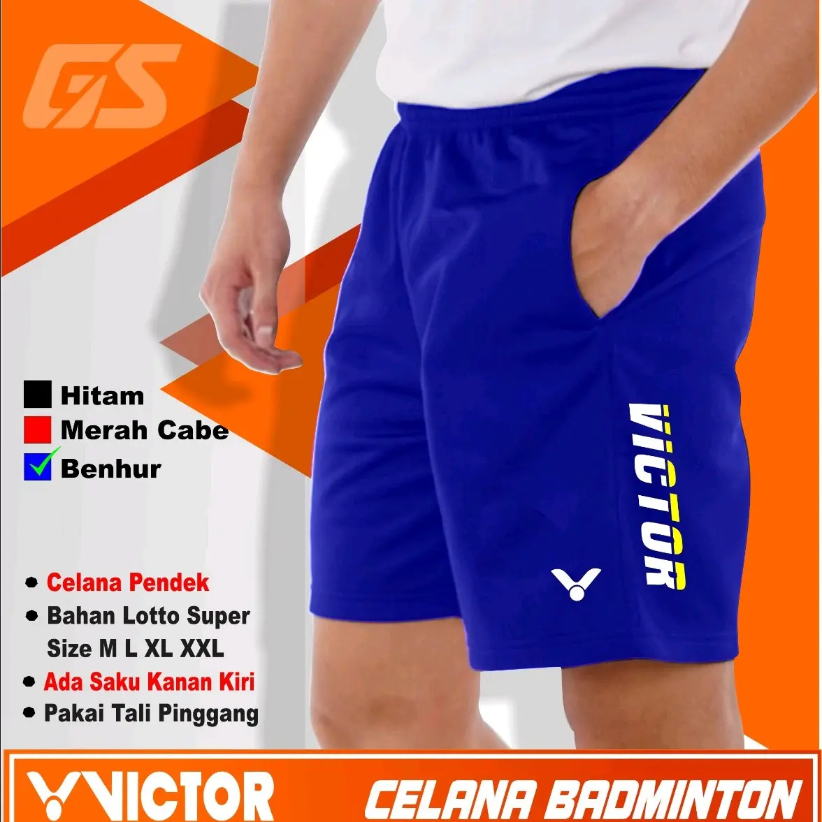 Celana pendek Olahraga Badminton Vic tor