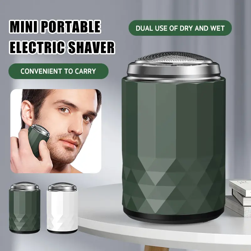 Máy Cạo Râu Chạy Điện Cho Nam, Chigo, Có Thể Sạc Lại USB, Cầm Tay, Thoải Mái, Dễ Đi Du Lịch, Kích Thước Nhỏ, Thích Hợp Để Cạo Râu, Cơ Thể Và Tóc, Dao Cạo Bỏ Túi