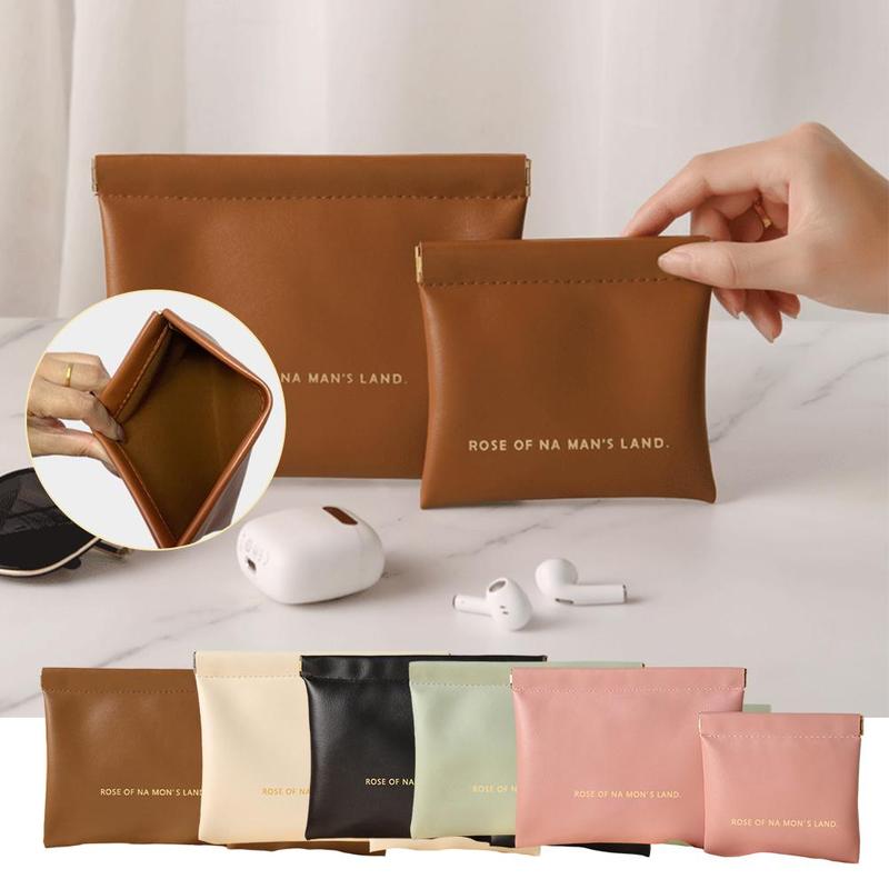 JCKD 4-piece Portable Headphone Case, Mini Silicone Bag, Storage Bag, Waterproof Storage Case Soft Shell, Used For Headphones/earplugs/Bluetooth/charging Cable/keys And Other Small Items (4 Colors - View #10