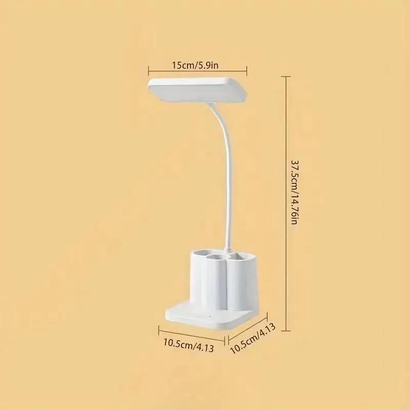 Rechargeable Desk Lamp, Desk Light with Pen Holder, Dimmable LED Desk Lamp for Home Office Study Room 1