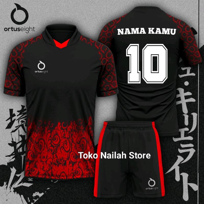 (CUSTOM DEWASA GRATIS) baju bola baju futsal baju cowok cewek cocok kaos remaja terbaru jersey bola sepak jersey untuk olahraga nyaman 7