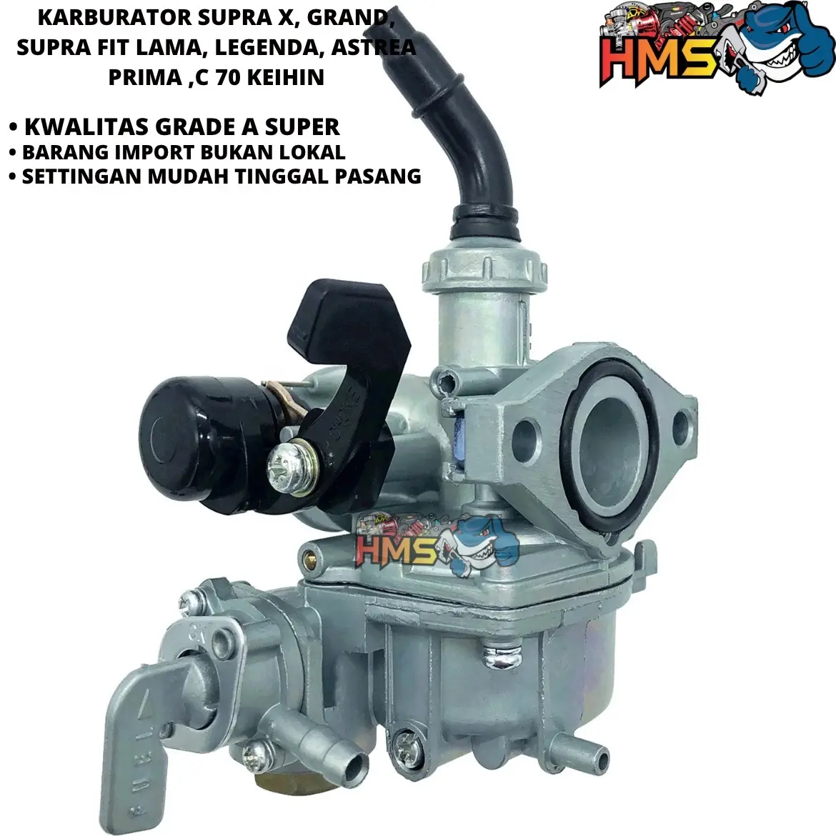 Karburator Karbu Supra x - Grand - Supra Fit  Lama - Legenda - Astrea Prima - Win Keihin Honda