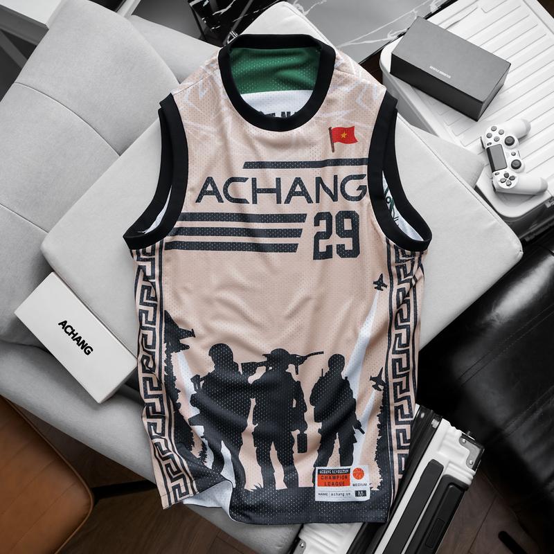 Bộ thể thao tanktop 2 mặt Việt Nam Sport Chạy Bộ 4