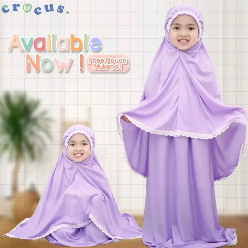 Mukena anak perempuan 2-5 tahun 6