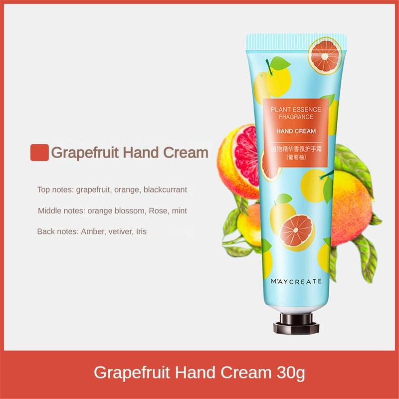 Product Introduction of MAYCREATE Hand Cream Bodybuilding Research New 30g Plant Essence Moisturizing Hand Cream Cosmetics New Makeup 28