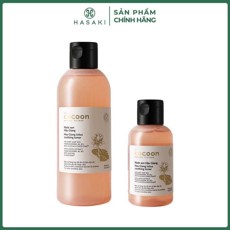 Nước Cân Bằng Cocoon Sen Hậu Giang | HASAKI BEAUTY Skincare Làm Đẹp Da