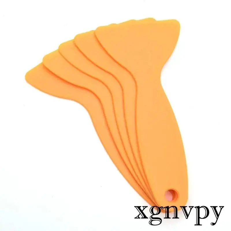 xgnvpy Car Window Film Small Scraper Yellow Glass Cleaning Tool Mobile Phone Film Safety Scraper Versatile Use