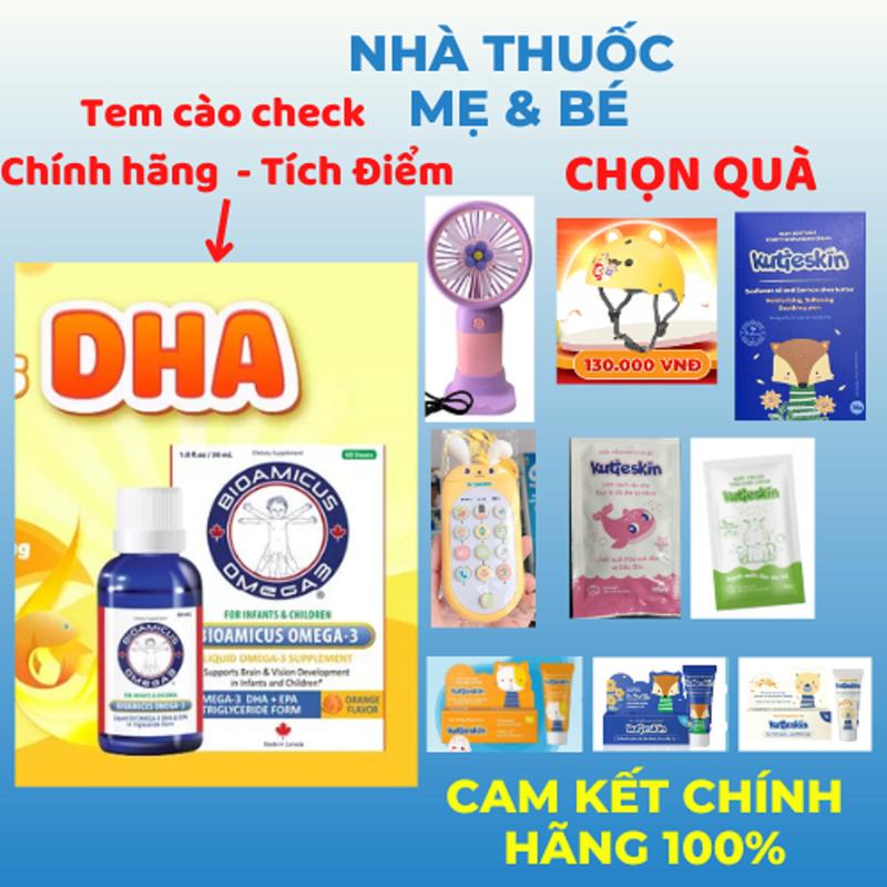 [ Chính Hãng + Tích Điểm + Quà ] DHA BioAmicus Bổ Sung Omega 3  Hương Cam Không Tanh - Hàng Chính Hãng - Lọ 30ml Vitamin Cho Bé Men Vi Sinh dha  cho trẻ sơ sinh