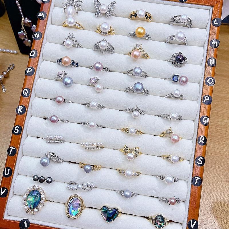 Nhẫn Ngọc Trai Nước Ngọt Free Size Tổng Hợp