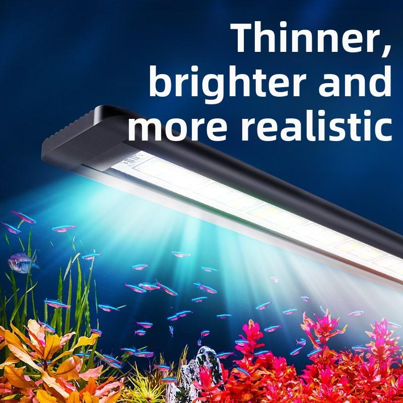 Product Introduction of Fish Tank Lighting Diving Led Dedicated Full Spectrum Aquarium Grass Tank Explosion Algae Brightening Water Plants Small Household Fluorescent Fixture 0