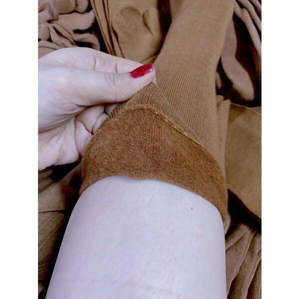 Tất Vớ Nhung Siêu Êm chân chống nắng,vớ thái ủ kem siêu êm trắng mịn Menswear Tất Sọc Thun tất  da vớ  chân tất  da tất  lót