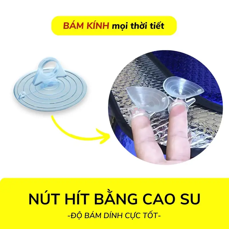 Tấm Chắn Nắng Kính Ô Tô, Tấm Che Nắng Ô Tô, Che Nắng Ô Tô - Loại Dày -Chống Nóng Hiệu Quả 5