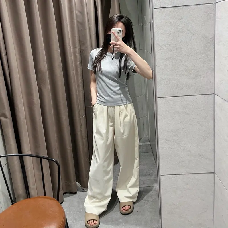 Quần Ông Rộng nữ vải đũi nhăn mát loại ĐẸP nhiều màu FROM TO ống 57-60 ( 277 )