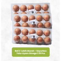 Gambar Bundle - 3 x Sayurbox Telur Ayam Omega 3 10 pcs - Default dari Sayurbox Kota Administrasi Jakarta Selatan 1 Tokopedia