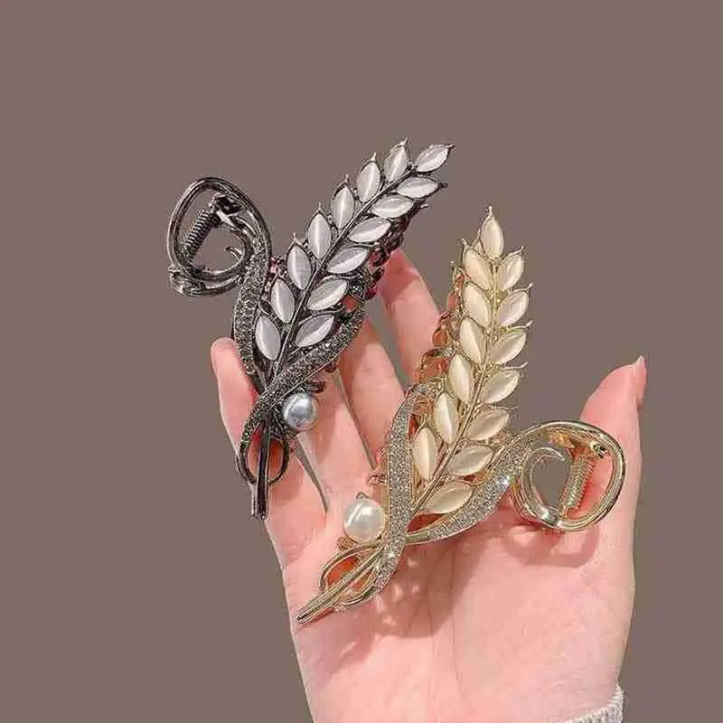 Kẹp Tóc Lúa Mì, Thiết Kế Cao Cấp Thanh Lịch, Dành Cho Bé Gái, Thích Hợp Để Đồ Trang Trí Ngày Lễ, Kẹp Tóc Nàng Tiên Cá, Kẹp Cá Mập, Làm Đẹp, Đồ Trang Trí Tóc 5