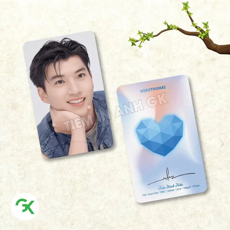 Photocard HIEUTHUHAI (P1) - Trần Minh Hiếu - Anh trai Say Hi - Size 5.5x9cm 0
