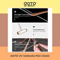 Gambar (Promo Special) Goto [COD] Usagi Payung Kecil Lipat Mini Gold Travel Polos Umbrella Anti UV - GREEN dari Goto Living Kota Tangerang 4 Tokopedia