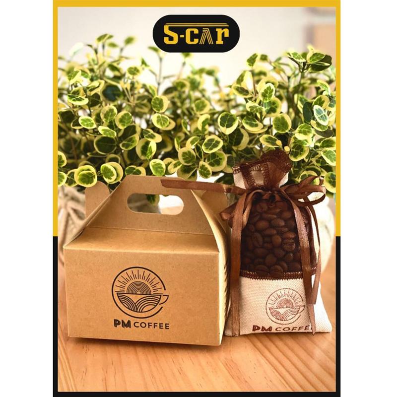 Túi thơm hạt cà phê  100g khử mùi ẩm mốc treo xe ô tô, tủ quần áo, phòng khách, phòng bếp Dầu Thơm Phòng