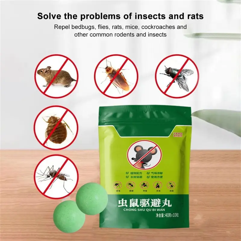 Bóng Máy Đuổi Chuột, Dầu Bạc Hà, Để Đuổi Chuột, Có Sẵn Trong 5 / 10 / 20 Cái, Được Làm Bằng Chiết Xuất Bạc Hà, Thích Hợp Để Kiểm Soát Chuột, Đuổi Chuột 0