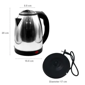 Teko Listrik Stainless Steel 2Liter Electric Kettle 2L Pemanas Air Ketel Pemanas Air elektronik Kabel