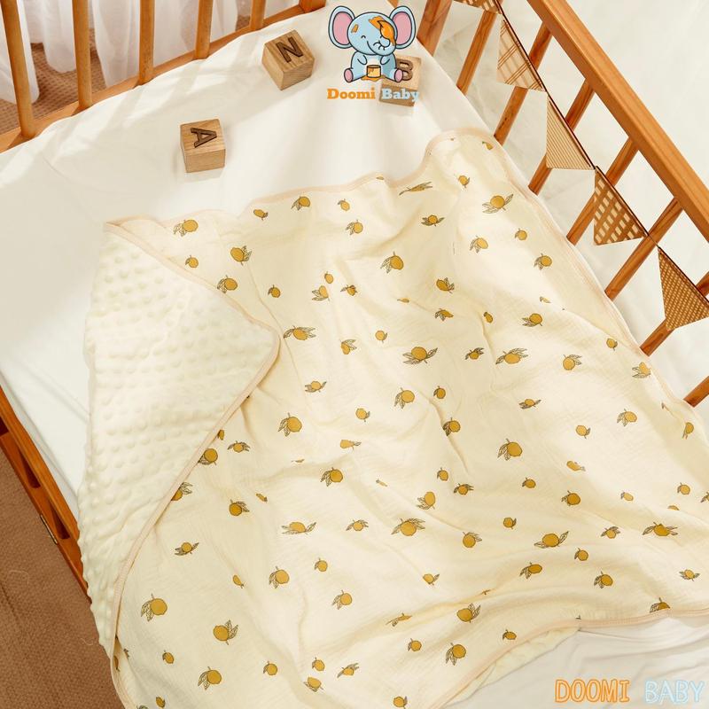 [Sản Phẩm Bán Chạy] Chăn Điều Hòa Cho Bé, Chăn Xô Muslin Hạt Đậu Kích Thước 80*100cm Mềm Mịn Thoáng Mát Doomi Baby - HT626 7