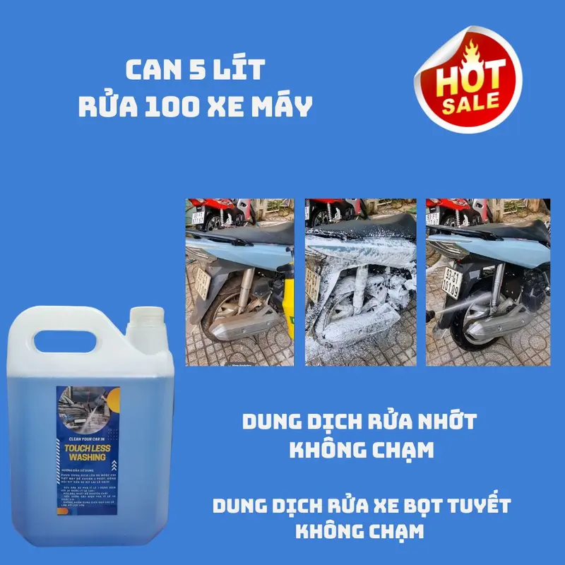 Dung dịch rửa nhớt, rửa đất, rửa sườn dây điện không chạm 2