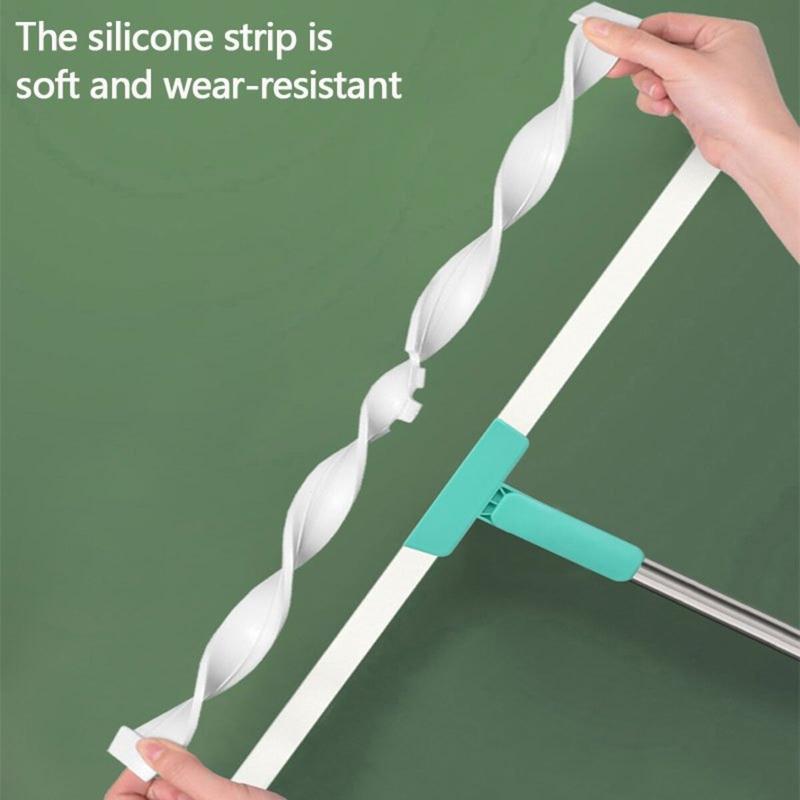 Product Introduction of CHỔI MA THUẬT 2 TRONG 1 - BÀN CHẢI SILICONE 180° XOAY ĐA NĂNG: Lau sàn/kính/gạch & HÚT NƯỚC THẦN TỐC | ĐỒ GIA ĐÌNH THẦN KỲ CHO PHÒNG TẮM 11