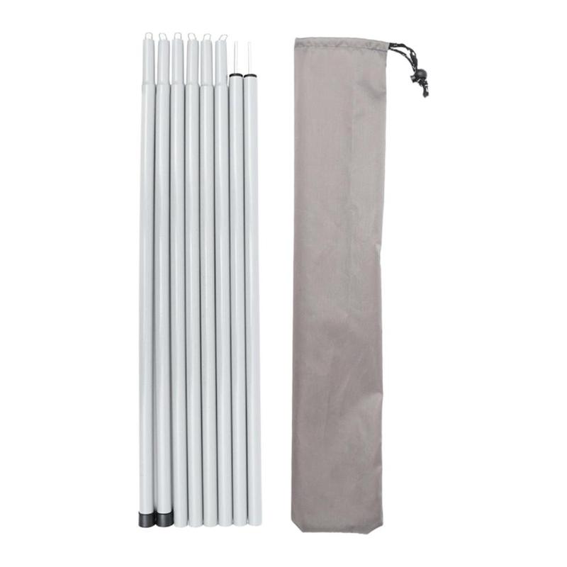 Tarp Poles Adjustable Tent Poles Tarpaulin Thickened Heavy Duty Outdoor Shelter 1