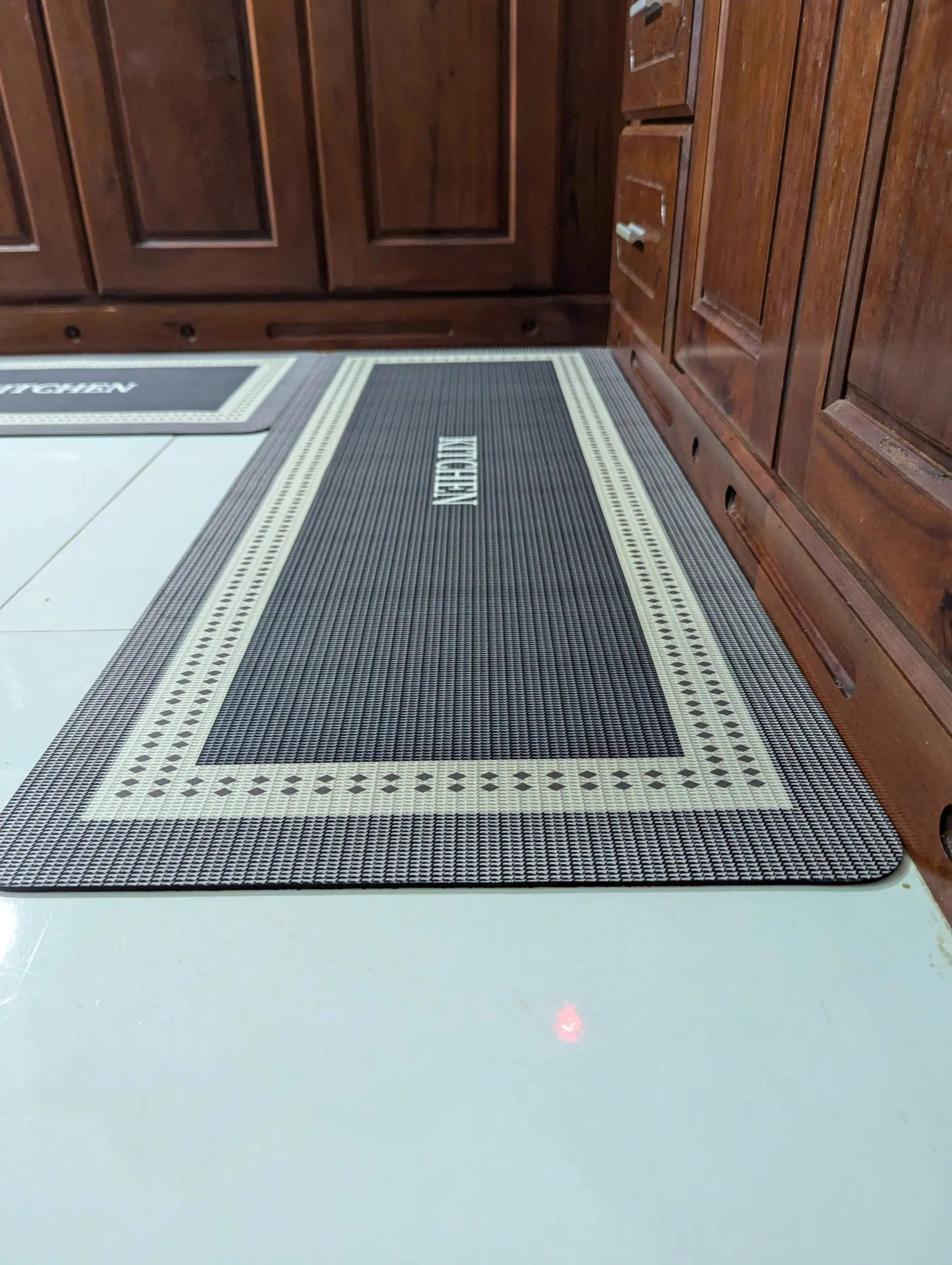 Thảm Bếp Silicon đế Cao su Bộ 2 Tấm kích thước lớn