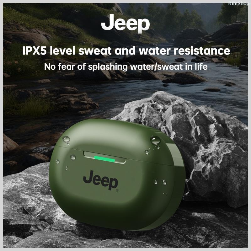 Product Introduction of RJhtShop สินค้าขายดี Jeep JP-EW011 หูฟังบลูทูธไร้สาย HD Call ลดเสียงรบกวน จับคู่เร็วหูฟังบลูทูธ พร้อมไมโครโฟน หูฟังสเตอริโอ 27