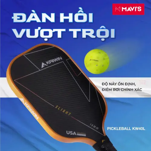 [Combo 3 quả] Bóng thi đấu Pickleball Kaiwin chính hãng đạt tiêu chuẩn USPA(Hiệp hội pickleball Mỹ) - loại 40 lỗ ,Bóng thi đấu Pickleball Sport Thể Dục Golf Cao Su